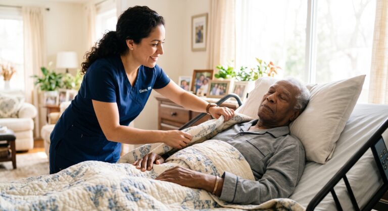 Compassionate hospice care for a patient and family