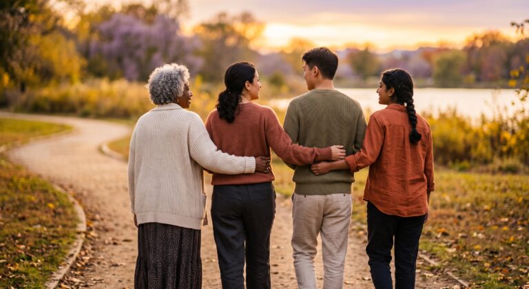Compassionate hospice support for a patient and family